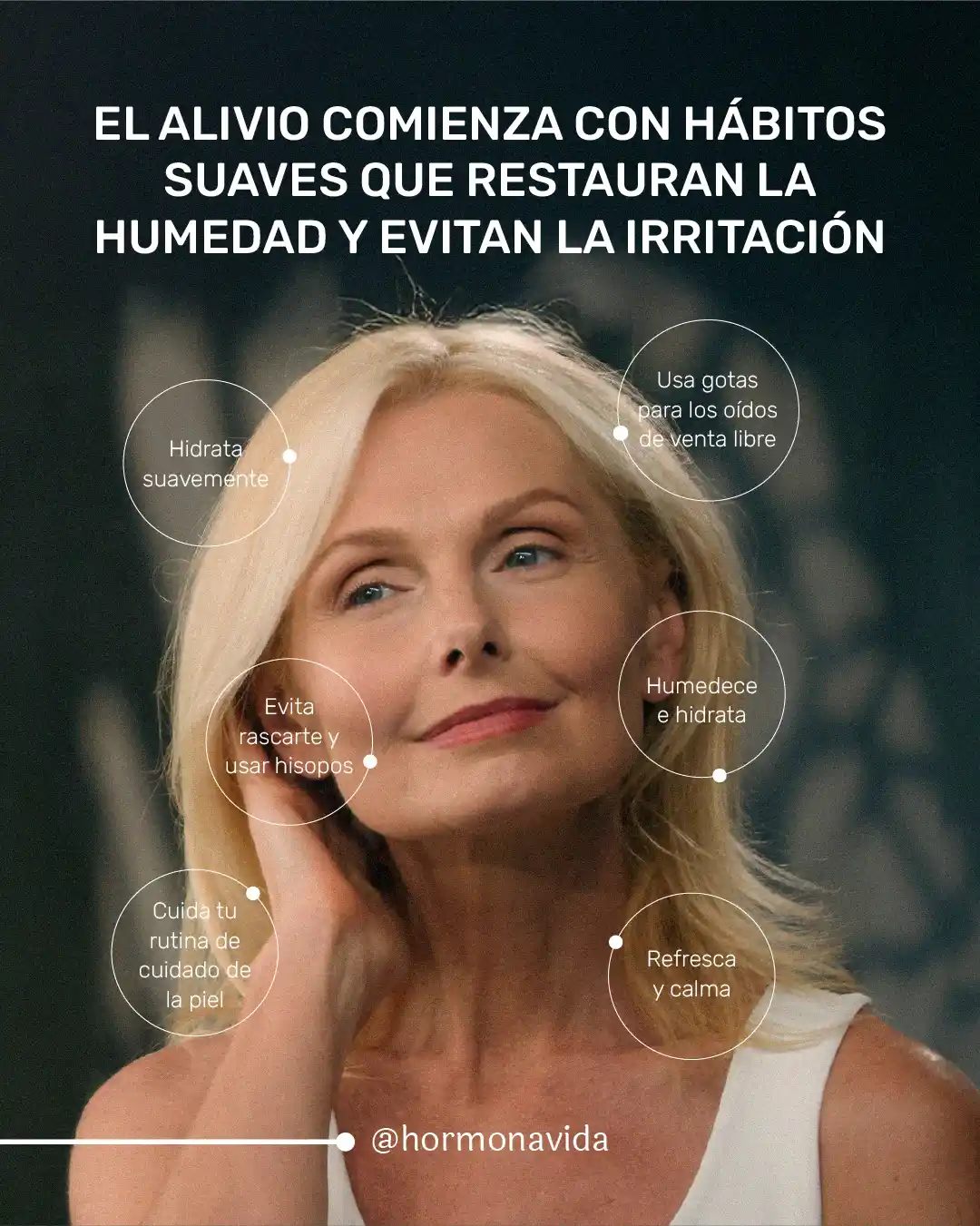 Infografia El alivio comienza con habitos suaves que restauran la humedad y evitan la irritacion Infografia El alivio comienza con habitos suaves que restauran la humedad y evitan la irritacion