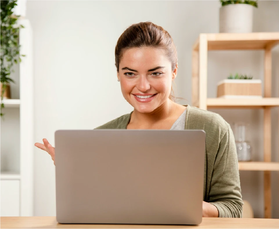 Woman Appoint by Telehealth Hormona Vida