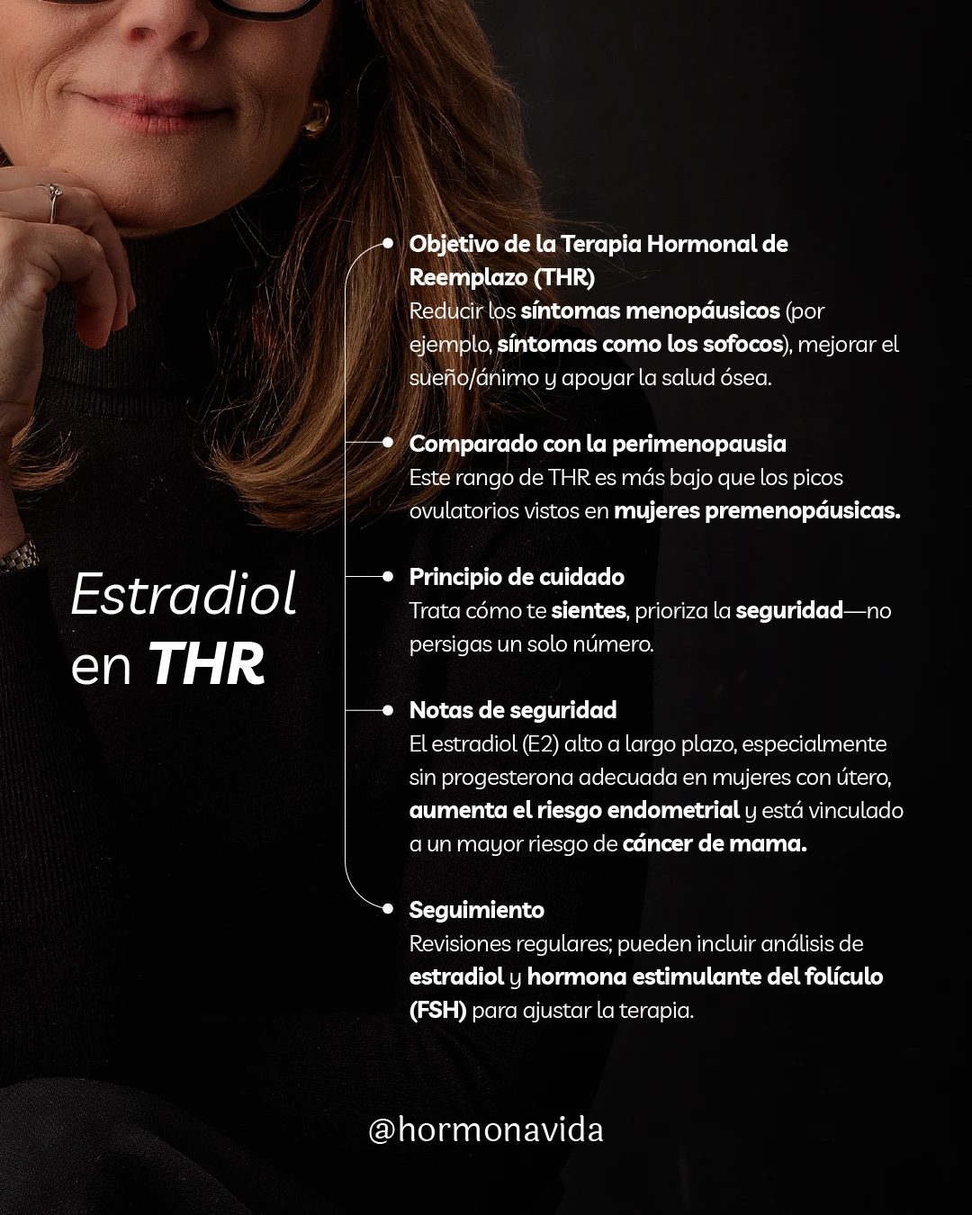 Infografia Estradiol en THR Infografia Estradiol en THR