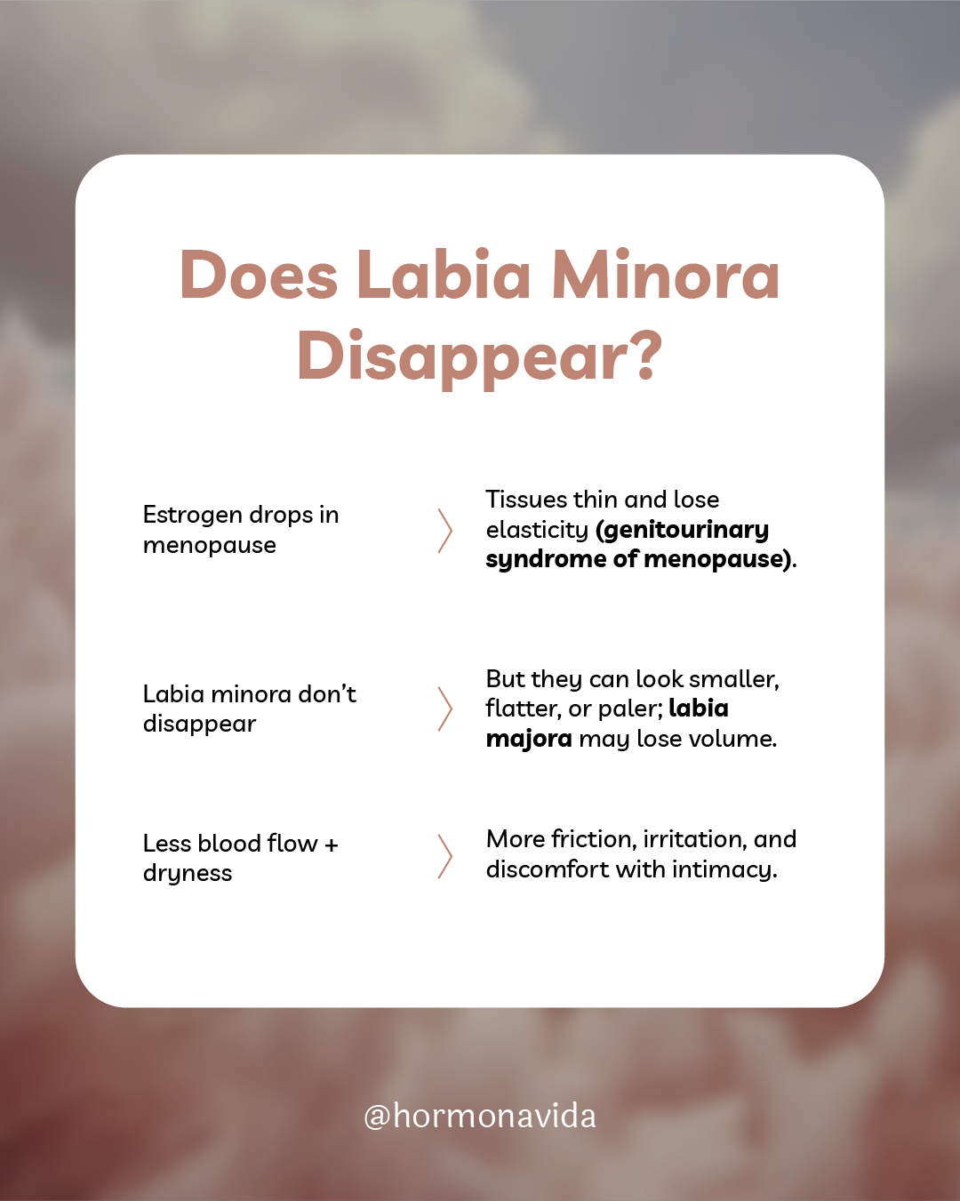 Infographic Does labia minora disappear