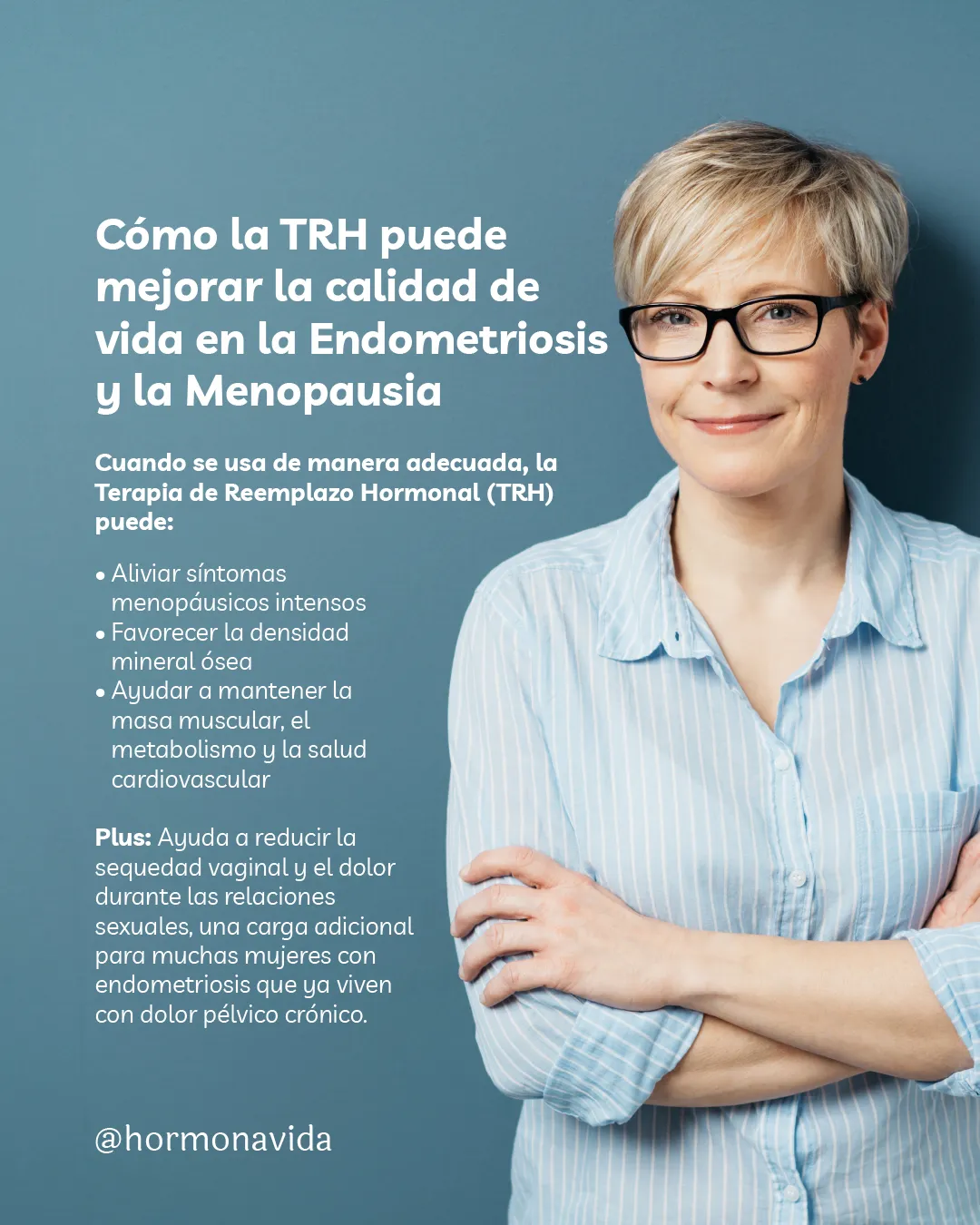 Como la TRH puede mejorar la calidad de vida
