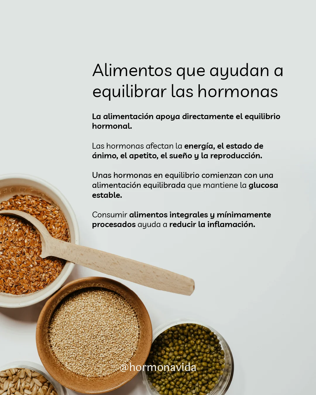 Infografia Alimentos que ayudan a equilibrar las hormonas Infografia Alimentos que ayudan a equilibrar las hormonas
