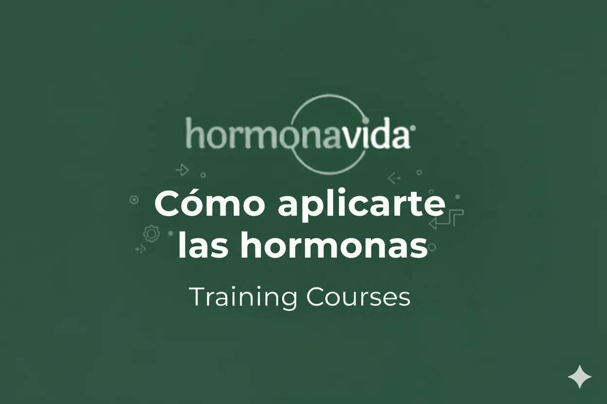 como aplicarte las Hormonas Vida
